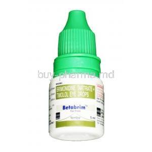Betabrim Eye Drop, Timolol 0.5%wv + Brimonidine 0.2%wv, eyedrop, Bottle