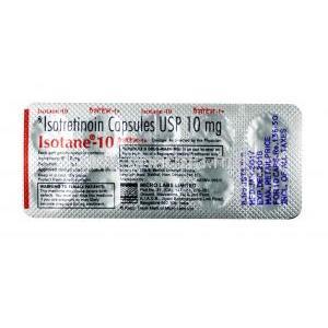 Isotane, Isotretinoin 10 mg, Capsule, sheet information