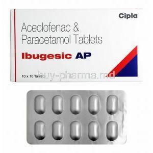Ibugesic AP, Aceclofenac/ Paracetamol