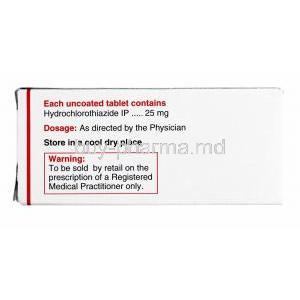 Hydrazide, Hydrochlorothiazide 12.5mg composition