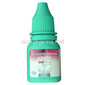 Veldrop, Sodium  Carboxymethyl cellulose Sodium Ophthalmic Solution Eye Drops bottle