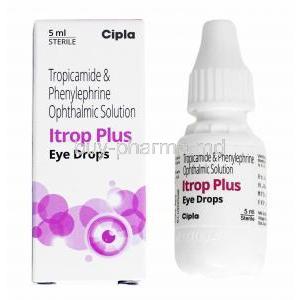 Itrop Plus Eye Drop, Phenylephrine/ Tropicamide