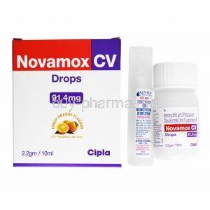 Novamox CV Drop, Amoxycillin/ Clavulanic Acid