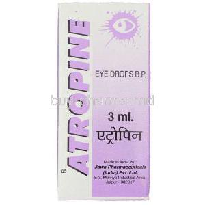 Generic Atropisol,  Atropine Eye Drop Box