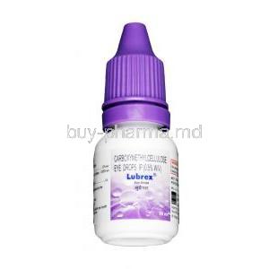 Lubrex Eye Drop, Carboxymethylcellulose 0.5 % wv,10ml, Bottle