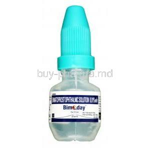 Bimaday Eye Drop, Bimatoprost 0.01% wv, Bottle, 3ml, Bottle