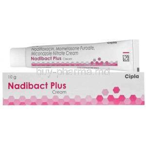 Nadibact Plus Cream, Miconazole/ Mometasone/ Nadifloxacin