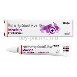 Moxicip Eye Ointment, Moxifloxacin