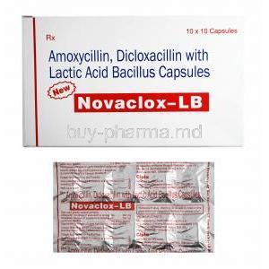 Novaclox-LB, Amoxycillin/ Dicloxacillin/ Lactobacillus