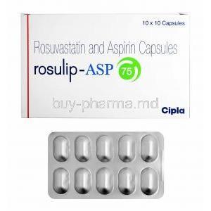 Rosulip-ASP, Rosuvastatin/ Aspirin