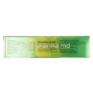 Dolowin gel, Diclofenac, Menthol, Methyl Salicylate, Benzyl Alcohol, Capsaicin, Tube 30g, Box information