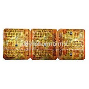 Dianorm M, Gliclazide 80mg + Metformin 500mg, Tablet, Sheet information