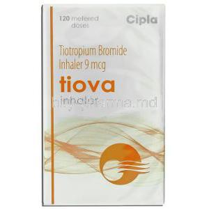 Tiova, Tiotropium Bromide 9 Mcg 120 Md Inhaler (Cipla)