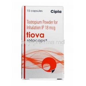 Tiova Rotacaps, Tiotropium 18mcg box