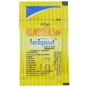 Imiquad, Generic Aldara, Cream Sachets