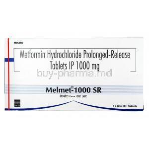 Melmet SR, Metformin