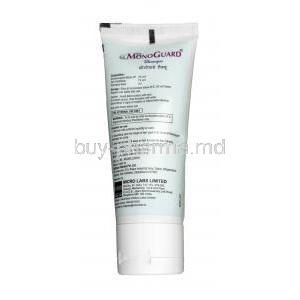 Monoguard Shampoo, Sertaconazole 2% w/v, Shampoo, 60ml, Tube information