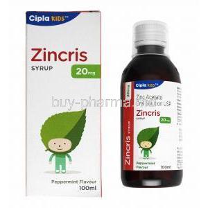 Zincris Syrup, Zinc Acetate