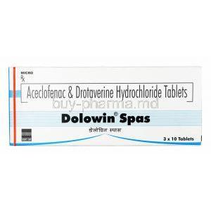 Dolowin Spas, Drotaverine / Aceclofenac