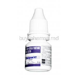 Moxigram KT Eye Drop, Ketorolac 0.5%w/v + Moxifloxacin 0.5% w/v, Eyedrop 5ml, Bottle