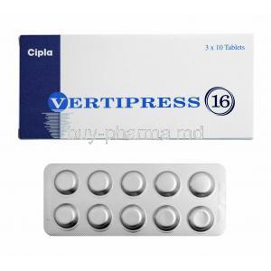 Vertipress, Betahistine