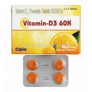 Vitomin-D3 60K, Cholecalciferol