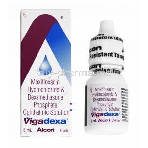 Vigadexa Ophthalmic Solution, Moxifloxacin/ Dexamethasone