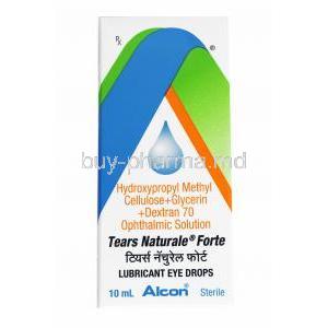 Tears Naturale Forte Eye Drop, Hypromellose/ Glycerin/ Dextran