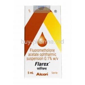 Flarex Opthalmic Suspension, Fluorometholone box