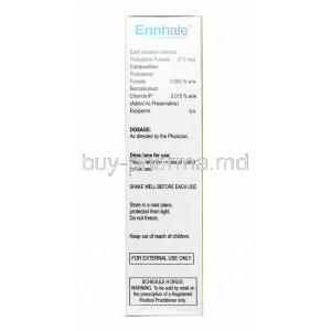 Ennhale Nasal Spray, Fluticasone Furoate composition