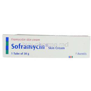 Soframycin,  Framycetin Skin Cream Box