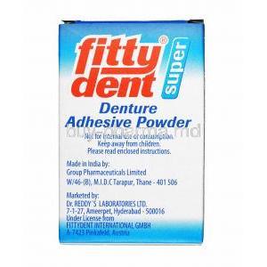 Fittydent Super Denture Adhesive Powder, manufacturer