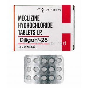 Diligan, Meclizine