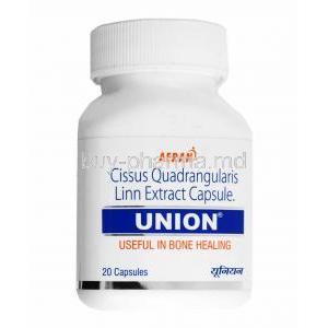 Union, Cissus Quandrangularis 20capsule bottle