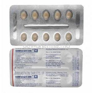 Simvotin, Simvastatin 5mg tablets