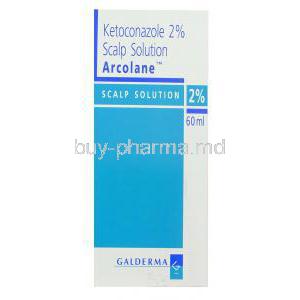 Arcolane,  Generic Nizoral,  Ketoconazole Lotion Box