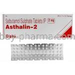 Asthalin, Salbutamol 2 mg (Cipla) Tablet