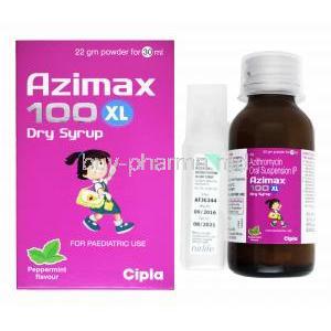 Azimax Dry Syrup Peppermint Flavour, Azithromycin