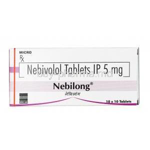 Nebilong, Nebivolol 5 mg, Tablet, Box