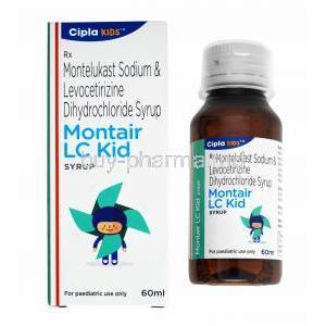 Montair LC Kid Syrup, Levocetirizine/ Montelukast