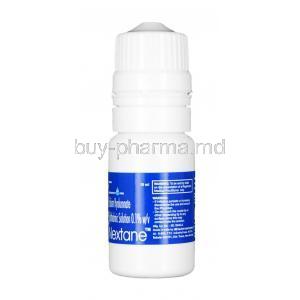 Nextane, Sodium Hyaluronate 0.1% w/v,Eyedrop 10ml, Bottle