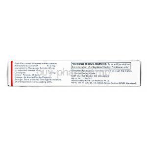 Metapro CL, Cilnidipine 10m + Metoprolol 50mg, Tablet, Box information