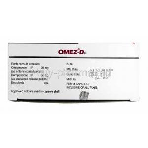 Omez-D, Domperidone and Omeprazole composition