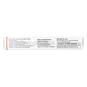 Panex CR, Paroxetine 12.5mg, Tablet(SR), Box information
