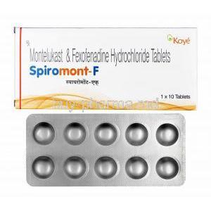 Spiromont-F, Montelukast/ Fexofenadine
