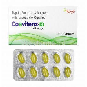 Coevitenz-H, Bromelain/ Trypsin/ Rutoside