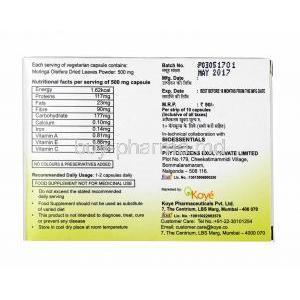 Coeringa, Moringa Oleifera Dried Leaves Powder composition