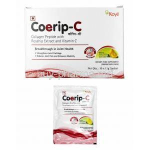 Coerip-C Powder, Collagen Peptide/ Rosehip Extract/ VitaminC