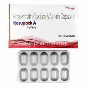 Rosupack A, Rosuvastatin/ Aspirin