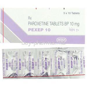Pexep, Generic  Paxil,  Paroxetine